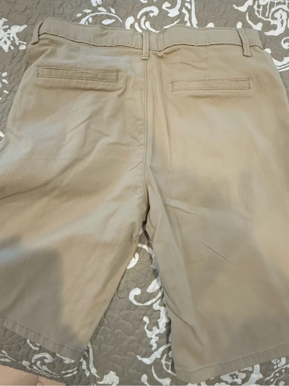 Children's Place Lot of 3 Girls' Khaki Shorts Size 14 Adjustable Waist